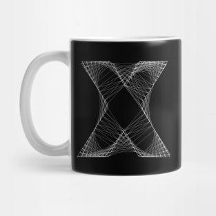 X space tech wireframe Mug